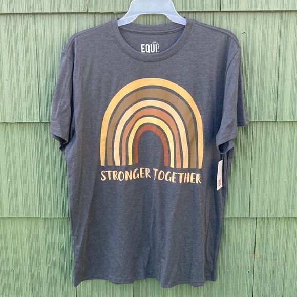 Unisex Black Excellence & Stronger Together Short Sleeve T-shirts 2-Pack Size 2X - Picture 3 of 4